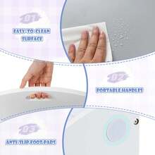 Kids Table And Chair Set 5-Piece Toddler Round Nesting Table - Grey - View 5