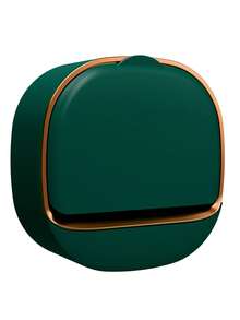 1个带沥水盘的豪华皂碟，防水皂盒，适用于淋浴间，壁挂式设计，带翻盖，是浴室的理想之选，也是开学必备品。