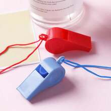 24 حبة صفارات بلاستيكية ملونة لمشجعي الرياضة، الحكام وتشجيع الفرق - متعدد الألوان - مشاهدة 3