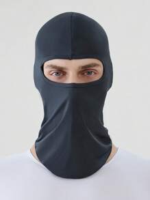 1 pièce Cagoule pour hommes pour vélos, motos et casques d'extérieur - Couvre-chef complet avec protection du cou et intérieure, masque de ski pour hommes et femmes, masque respirant d'été pour cyclisme homme, couvre-tête pare-soleil, casquette de cyclisme de couleur unie couvrant entièrement