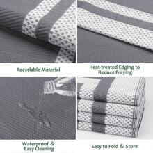 Outdoor Rug,Outdoor Rug Waterproof For Patio Decor, Foldable Reversible Plastic Straw Area Rugs Mat For Camper, Outside Carpet For Rv, Deck, Porch, Picnic, Beach, Balcony