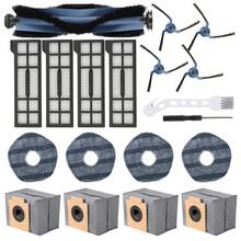 19-Pack Replacement Parts Kit For Eufy X10 Pro Omni Robot Vacuum – Includes Roller Brush, Side Brushes, Washable Filters, Mop Cloths, Dust Bags, Screwdriver & Cleaning Brush - Multicolor - View 1