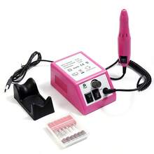 Kit eléctrico de cuidado de uñas y pedicura con lima de uñas y amoladora de uñas de bajo ruido - Rosa Fucsia - Ver 3