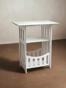 1 件简约时尚小桌子 - 矩形床头柜，适用于客厅、床边和浴室、母亲节生日礼物、婚礼装饰和收纳 - 彩色 - 查看 6