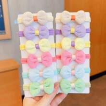 6pcs/12pcs Bohemian Style Fabric Headbands With Floral & Bowknot Details, Multicolor Cute Casual Headwear For Women - Perfect For Gifts And Photography Props (No Card Included)