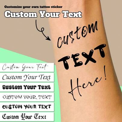 1-20 Stück personalisierte temporäre Tattoo Aufkleber, individualisierbare Aufkleber, anpassbare Valentinstag Geschenke, geeignet für verschiedene Anlässe wie Geburtstagsfeiern, Wochenend-BBQs und Cocktailpartys, praktische handgefertigte Verwendung, beliebte Single Party Tattoos, einzigartige Geschenke für Jahrestag, Hochzeit, Geburtstag, Valentinstag, Weihnachten, Feiertags-Überraschung für Ihre Liebsten, Erwachsene, Jungen oder Mädchen Treffen, anwendbar auf Hände, erhältlich in Weihnachts-Beauty-Accessoires, Girly Ära