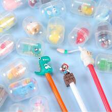 10 قطع مختلطة من الأشكال القابلة للجمع في صناديق عمياء كبسولة غاشابون، ألوان/أنماط عشوائية، هدايا لآلات البيع الذاتي