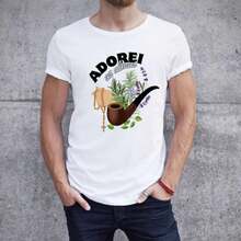 Old Black T-Shirt - I Loved The Souls - Umbanda Candomblé - Unisex - 白色 - 查看 1