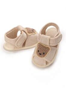 1 Pair Children Casual Slippers, Round Toe Low-Top Anti-Slip Shoes, Infant Sandals For Spring/Summer - Apricot - View 4