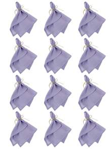 Casual Solid Color, Wrinkle-Resistant, Skin-Friendly, Absorbent Napkins Suitable For Hotel, Wedding, Birthday Party, Picnic, Living Room, Dining Room, Home Decor, 2/6/12/240 PCS