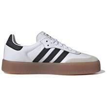 Sambae 'White Black Gum' Cloud-White Core-Black Gold-Metallic Sneakers Women JI1349 - 彩色 - 查看 2