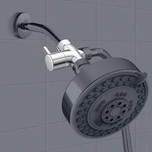 Shower Flow Control Valve G1/2" Stainless Steel 3-Way Shower Switching Valve For Hand Shower And Shower Arm
