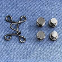 1 Sets Of Waist Collection Artifact Jeans Waistband Adjustment Small Fixed Button Pants Waistband Tightening Button Size Adjustment Button Waist Buckle