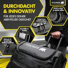 Stilpack Wheeled Travel Bag, olive green, 120 l, Trolley - Schwarz - Übersicht 4