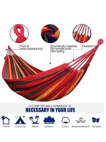 Portable Hanging Hammock Indoor Home Bedroom Hammock Lazy Chair Outdoor Travel Camping Swing Chair Thick Canvas Bed Hammocks