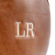 Personalised Faux Leather Barrel Bag With Initials - 1 - View 7
