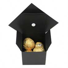 1/6/10pcs European Style New Graduation Cap Gift Box, Ceremony Party Wedding Favor Candy Boxes - Multicolor - View 3