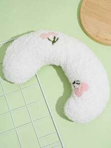 وسادة رقبة على شكل حرف U من الفرو الناعم والفاخر، مناسبة للنوم العميق وحماية رقبة الحيوانات الأليفة، مناسبة لاستخدام القطط والكلاب الصغيرة