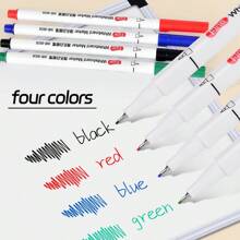 4pcs Erasable Whiteboard Markers, Dry Erase Markers 0.5mm Nib Markers, Colour Markers For Teachers Office School Supplies Back To School
