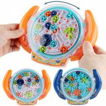 1pc 3D Labyrinth Toy, Rotate Gears & Control Gravity Balance, Puzzle Toy To Kill Time, Maze Ball Game, Party Challenge Toy