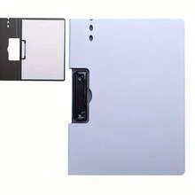 剪贴板文件夹，A4 可折叠剪贴板，带水平和垂直双金属夹，360 度可折叠活页夹剪贴板，带笔筒，文件封面文件夹剪贴板