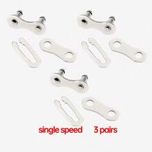 Bicycle Chain Quick Link, Suitable For Mountain Bike, Road Bike, Portable Chain Connector - Silver - View 15