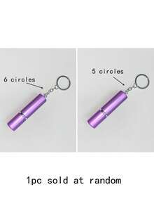 1pc/2pcs 5ml Refillable Perfume Atomizer Bottles, Rhinestone Perfume Bottle Keychain Pendant, Portable & Reusable - Multicolor - View 8