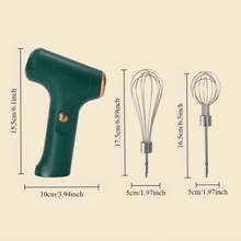 RAF 电动奶泡器，手持式大功率奶泡器，不锈钢搅拌头，适用于厨房中打发牛奶、鸡蛋、面粉、咖啡、巧克力等各种食材。厨房好帮手。情人节和圣诞节厨房电器特惠。 - 彩色 - 查看 12