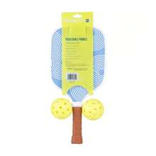Pickle O'Joe 15.7'' Paddle And Ball Set Traditional Pickleball Paddles - 藍色漩渦 - 查看 5