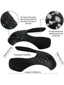 2 pezzi Protezione per pieghe, allungatore scarpa, supporto anti pieghe e grinze per scarpe sportive, protezione punta per scarpe sportive