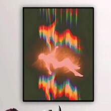 1pc/Set Vintage Pink Mouth Cherry Art Canvas Painting, Colorful Figure Art Poster, Ideal Gift For Bedroom, Living Room, Study, Dining Room And Corridor, Wall Art, Wall Decoration, Room Decoration, Home Decoration Canvas Painting, Unframed Gifts Birthday Graduation