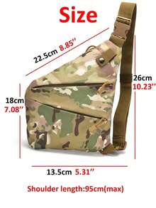 Fanny Pack Sling Chest Bag Waterproof Bag For Outdoor Hiking Camping Black Bag Travel Essentials Holiday Essentials Bag For Men Fanny Pack Bags Men Summer Back To School The Sporty Life Summer Bag Springbreak Vacation Bag Pack Belt Bag Waist Bag School Supplies - Multicolor - View 4