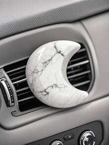 1 件装月亮水晶汽车通风口夹汽车清新剂夹汽车配件女士汽车配件女士汽车清新剂石英水晶汽车空气清新剂通风口夹最佳