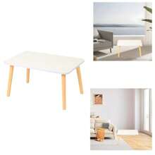 Mesa de centro de 60 x 40 x 32 cm, ideal para sala de estar, cocina, oficina, picnic al aire libre.