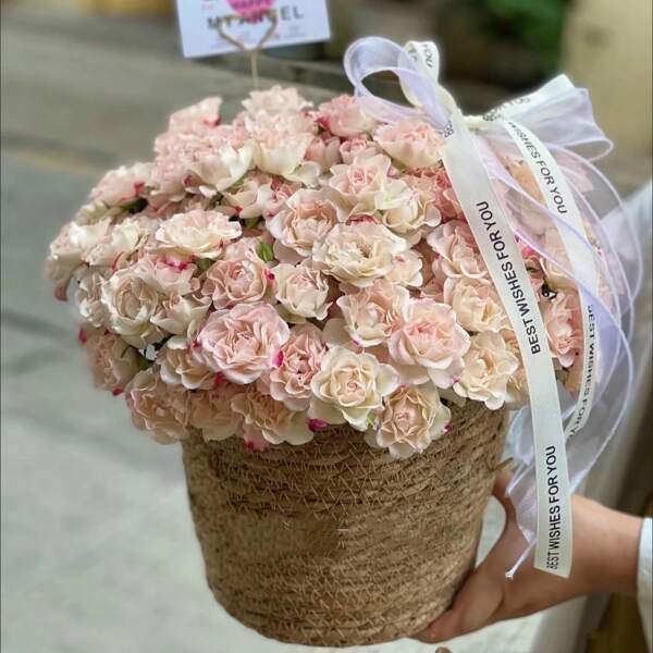 Basket Woven Flowerpot, Hanging Basket Hanging Flowerpot, Wicker Woven Flower Basket, Essential For Home Decoration