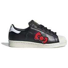 X Adidas Superstar '50th Anniversary' Black Core-Black Cloud-White Red Sneakers Women IF4399 - Multicolor - View 2