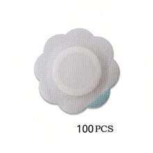 50片蓖麻油肚脐贴，自粘透气膏药垫，高吸收性蓖麻油肚脐贴，防水防油（不含蓖麻油）