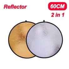 5 In 1 Round Reflectors Collapsible Photography Fill Light Batter Diffuser Accessories Multi-Disc Outdoor Photos Backdrops Props - 60cm - View 9