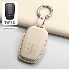 汽车钥匙扣保护套适用于凯美瑞 2024 款卡罗拉 Levin Yaris RAV4 Avalon Prado Land Cruiser 钥匙链钥匙袋卡包保护套适用于女士钱包迷你钱包钱包钱包