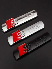适用于奥迪 Q5 Q7 A3 A5 A4L A6L A8L 跑车贴花的 Sline 侧徽贴纸 - 均碼 - 查看 3