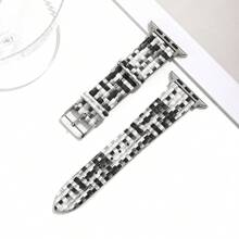 1 pieza Correa de reloj de efecto de mosaico para mujer, compatible con 38/40/41/42/44/45/49mm Ultra/SE/10/9/8/7/6/5/4/3/2/1