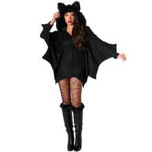 Morph Costumes Cozy Bat Costume For Women - Adult Fancy Dress Halloween Outfit With Wings, Hood, And Ears - Perfect For Spooky Celebrations