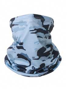 1 件装多用途头巾骑行围巾骑行头巾男女颈罩防晒冰丝户外钓鱼徒步头饰面罩