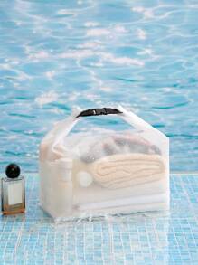 1PC Swimming Bag, Women's Dry Wet Separation Portable Swimsuit Storage Bag, Special Waterproof Bag, Large Capacity Men's Beach Wash Bag, Suitable For Swimming, Bathing And Travel Purse Wallet For Outdoor Sport Summer Vacation Holiday Pool