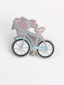 Ensemble mignon d'épinglettes en émail sur le thème des transports, collection adorable de broches inspirées des véhicules, trio amusant d'insignes de vélo et de moto pour l'école