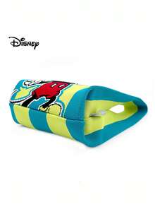 Disney [官方授权IP] 夏季撞色米老鼠卡通图案针织托特包，适合日常装扮、旅行收纳、送给朋友、母亲节、婚礼的礼物 - 綠色 - 查看 6