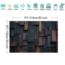 A Beautiful Dark Wooden Wall Photography Background Cloth With Various Textures And Realistic Textures, Suitable For Home Decoration, Room Decoration, And Party Decoration