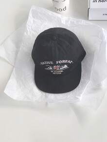 1pc Fashionable Embroidered Casual Flat Brim Baseball Cap, New Spring/Summer Street Letter Embroidery Unisex Hip Hop Soft Top Hat,Beach,Vacation - Multicolor - View 22