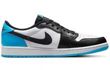 Air Jordan 1 Retro Low OG 'UNC' White Dark-Powder-Blue Black Sneakers Men CZ0790-104 - 彩色 - 查看 2