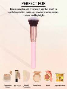 3pcs Makeup Brush Set Including Powder Brush, Foundation Brush, Blush Brush, Soft Bristles, Portable For Beginners,Brush Set,Makeup Brush Kit,Make Up Brush Set,Make Up Set Complete,Makeup Brush Set,Complete Makeup Kit,Brush Kit,Brushes Makeup Set,Makeup Gift Set,Set - Pink - View 7